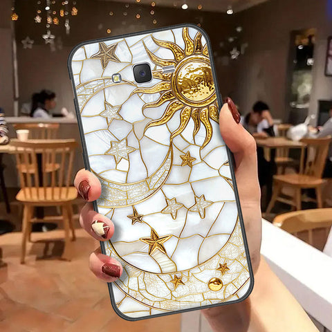 Samsung Galaxy J7 2015 Cover - Celestial Starry Universe Series  - HQ Ultra Shine Premium Infinity Glass Soft Silicon Borders Case