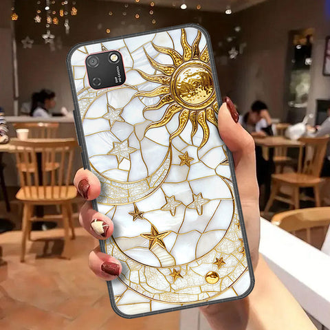 Honor 9S Cover - Celestial Starry Universe Series  - HQ Ultra Shine Premium Infinity Glass Soft Silicon Borders Case