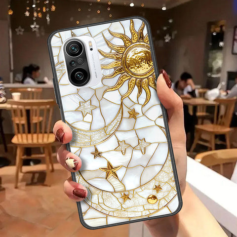 Xiaomi Redmi K40 Cover - Celestial Starry Universe Series  - HQ Ultra Shine Premium Infinity Glass Soft Silicon Borders Case