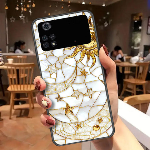 Xiaomi Poco M4 Pro Cover - Celestial Starry Universe Series  - HQ Ultra Shine Premium Infinity Glass Soft Silicon Borders Case