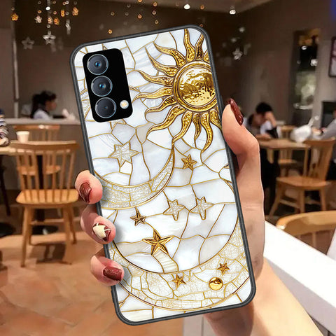 Realme GT Master Cover - Celestial Starry Universe Series  - HQ Ultra Shine Premium Infinity Glass Soft Silicon Borders Case