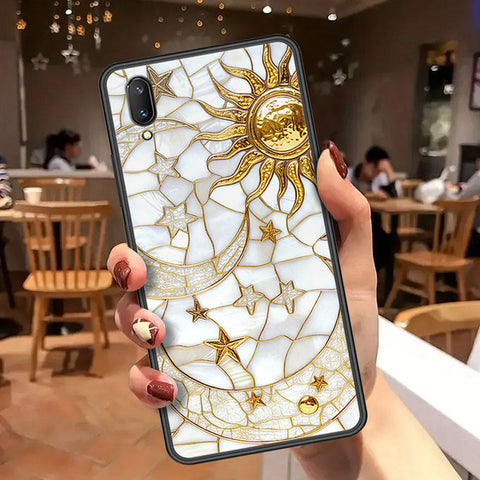 Vivo V11 Pro Cover - Celestial Starry Universe Series  - HQ Ultra Shine Premium Infinity Glass Soft Silicon Borders Case