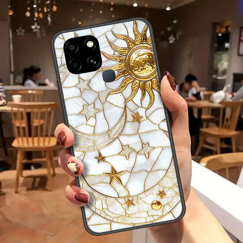 Infinix Smart 6 Cover - ONation Persian Rugs Series 2 - HQ Ultra Shine Premium Infinity Glass Soft Silicon Borders Case