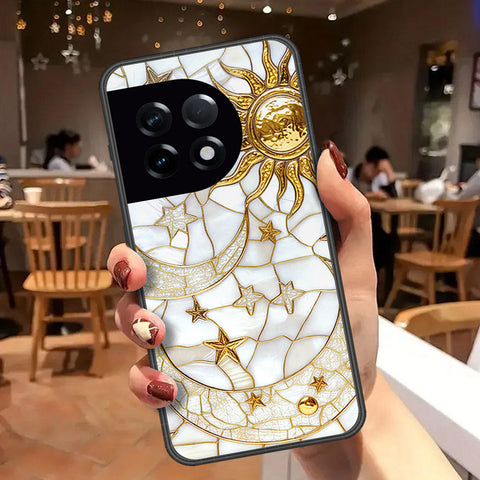 OnePlus Ace 2 Cover - Celestial Starry Universe Series  - HQ Ultra Shine Premium Infinity Glass Soft Silicon Borders Case
