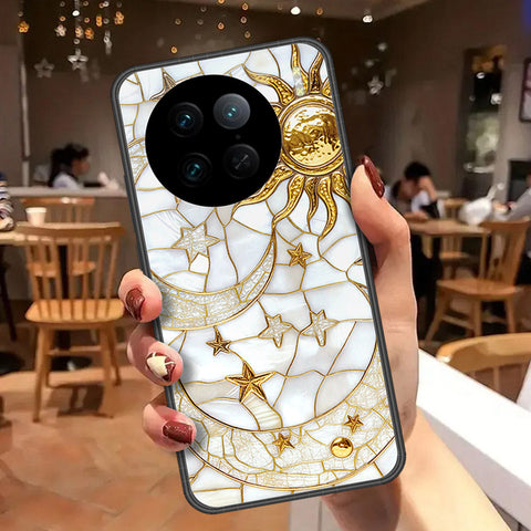 Vivo X90 Pro Cover - Celestial Starry Universe Series  - HQ Ultra Shine Premium Infinity Glass Soft Silicon Borders Case