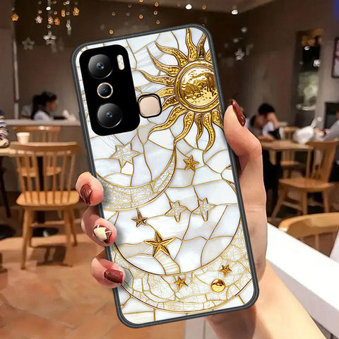 Infinix Hot 20i Cover - Celestial Starry Universe Series  - HQ Ultra Shine Premium Infinity Glass Soft Silicon Borders Case