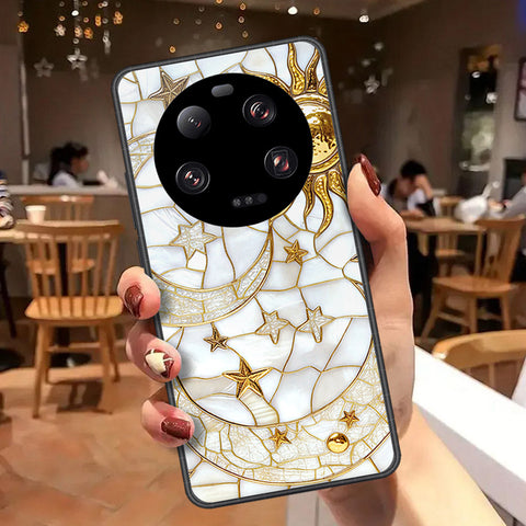 Xiaomi 13 Ultra Cover - Celestial Starry Universe Series  - HQ Ultra Shine Premium Infinity Glass Soft Silicon Borders Case