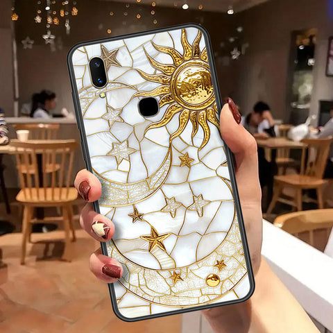 Vivo Z3 Cover - Celestial Starry Universe Series  - HQ Ultra Shine Premium Infinity Glass Soft Silicon Borders Case