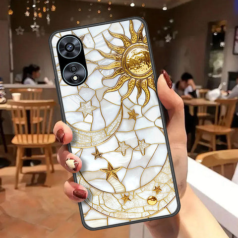 Oppo A58 4G Cover - Celestial Starry Universe Series - HQ Ultra Shine Premium Infinity Glass Soft Silicon Borders Case