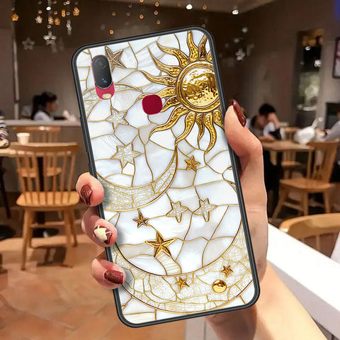 Vivo Y11 2019 Cover - Celestial Starry Universe Series  - HQ Ultra Shine Premium Infinity Glass Soft Silicon Borders Case