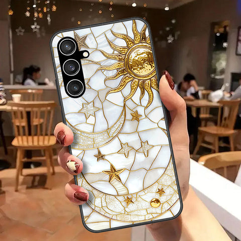 Samsung Galaxy S23 FE Cover - Celestial Starry Universe Series - HQ Ultra Shine Premium Infinity Glass Soft Silicon Borders Case
