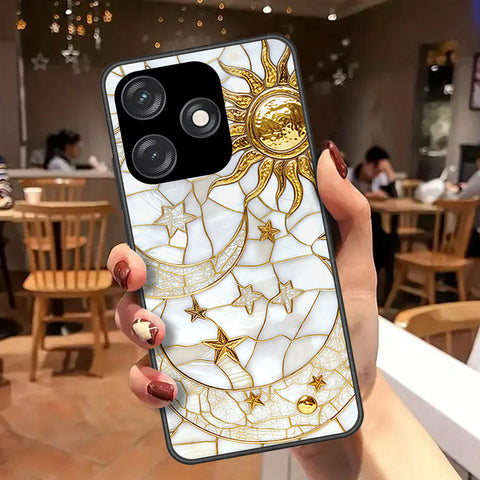 Tecno Spark 10C Cover - Celestial Starry Universe Series - HQ Ultra Shine Premium Infinity Glass Soft Silicon Borders Case