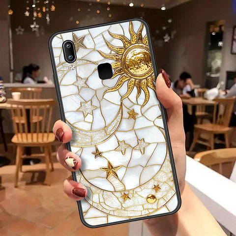 Vivo V9 Youth Cover - Celestial Starry Universe Series  - HQ Ultra Shine Premium Infinity Glass Soft Silicon Borders Case