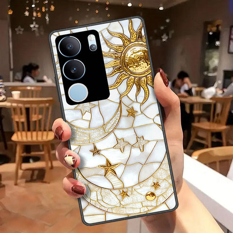 Vivo V29 Pro Cover - Celestial Starry Universe Series - HQ Ultra Shine Premium Infinity Glass Soft Silicon Borders Case