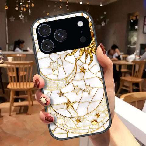 iPhone 17 Pro Max - Celestial Starry Universe Series - HQ Ultra Shine Premium Infinity Glass Soft Silicon Borders Case