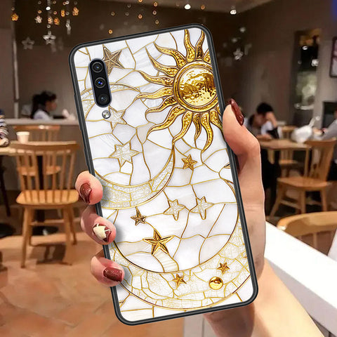 Samsung Galaxy A5 2018 Cover - Celestial Starry Universe Series - HQ Ultra Shine Premium Infinity Glass Soft Silicon Borders Case