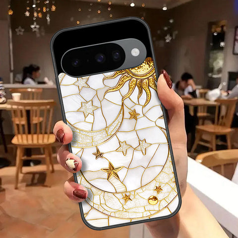 Google Pixel 10 Cover - Celestial Starry Universe Series - HQ Ultra Shine Premium Infinity Glass Soft Silicon Borders Case