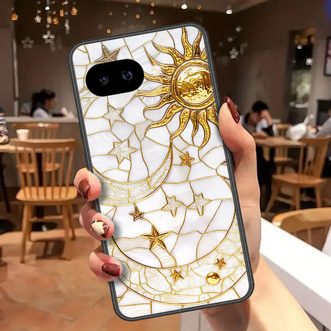 Google Pixel 9a Cover - Celestial Starry Universe Series - HQ Ultra Shine Premium Infinity Glass Soft Silicon Borders Case