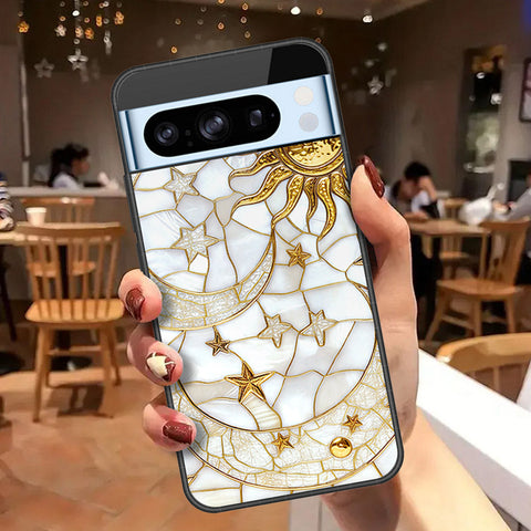 Google Pixel 8 Pro Cover - Celestial Starry Universe Series  - HQ Ultra Shine Premium Infinity Glass Soft Silicon Borders Case