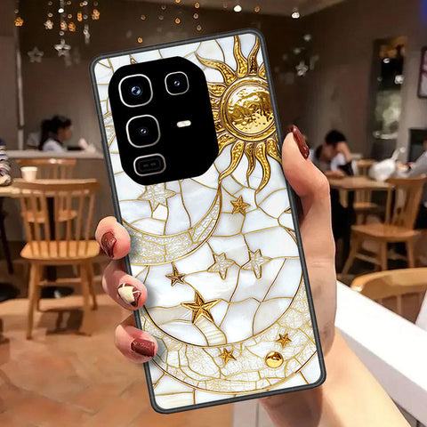 Infinix Note 50 Pro 4G Cover - Celestial Starry Universe Series - HQ Ultra Shine Premium Infinity Glass Soft Silicon Borders Case