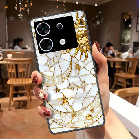 Infinix Zero 30 5G Cover - Celestial Starry Universe Series - HQ Ultra Shine Premium Infinity Glass Soft Silicon Borders Case