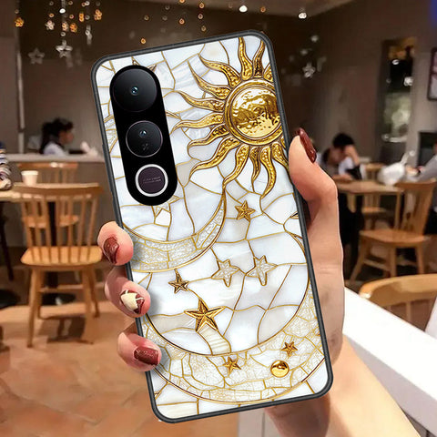 Vivo V50 Lite Cover - Celestial Starry Universe Series - HQ Ultra Shine Premium Infinity Glass Soft Silicon Borders Case
