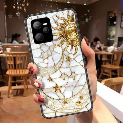 Realme Narzo 50A Prime Cover - Celestial Starry Universe Series - HQ Ultra Shine Premium Infinity Glass Soft Silicon Borders Case