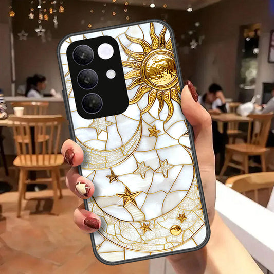 Realme C85 Pro Cover - Celestial Starry Universe Series - HQ Ultra Shine Premium Infinity Glass Soft Silicon Borders Case (Fast Delivery)