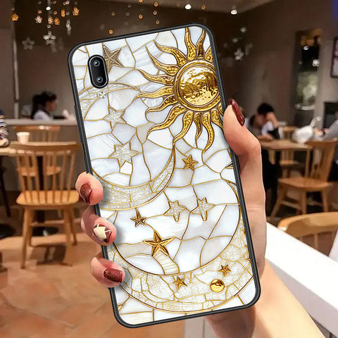 Vivo Y91 (Without Logo Hole) Cover - Celestial Starry Universe Series - HQ Ultra Shine Premium Infinity Glass Soft Silicon Borders Case