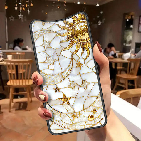 Oppo Find X Cover - Celestial Starry Universe Series  - HQ Ultra Shine Premium Infinity Glass Soft Silicon Borders Case
