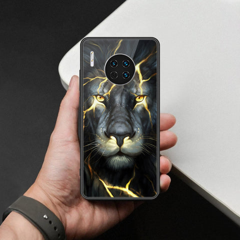 Huawei Mate 30 Cover - Brave Series - HQ Ultra Shine Premium Infinity Glass Soft Silicon Borders Case
