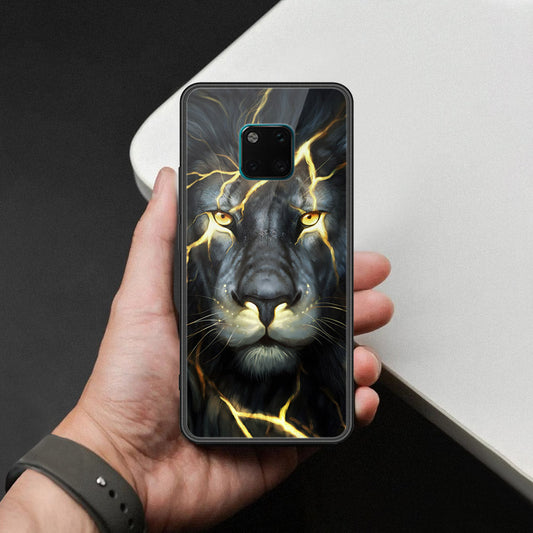 Huawei Mate 20 Pro Cover - Brave Series - HQ Ultra Shine Premium Infinity Glass Soft Silicon Borders Case