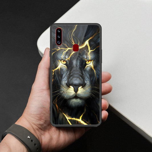 Samsung Galaxy A20s Cover - Brave Series - HQ Ultra Shine Premium Infinity Glass Soft Silicon Borders Case