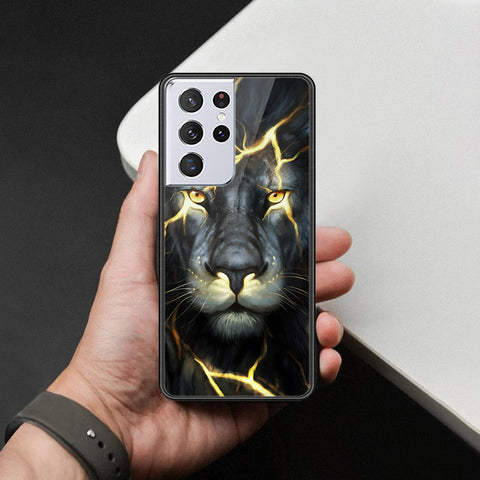 Samsung Galaxy S21 Ultra 5G Cover - Brave Series - HQ Ultra Shine Premium Infinity Glass Soft Silicon Borders Case