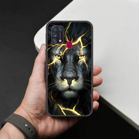 Samsung Galaxy M31 Cover - Brave Series - HQ Ultra Shine Premium Infinity Glass Soft Silicon Borders Case