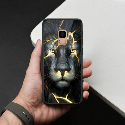 Samsung Galaxy S9 Cover - Brave Series - HQ Ultra Shine Premium Infinity Glass Soft Silicon Borders Case