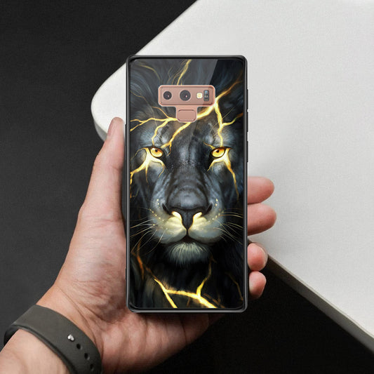 Samsung Galaxy Note 9 Cover - Brave Series - HQ Ultra Shine Premium Infinity Glass Soft Silicon Borders Case