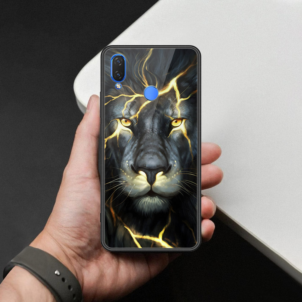 Huawei Nova 3i  Cover - Brave Series - HQ Ultra Shine Premium Infinity Glass Soft Silicon Borders Case