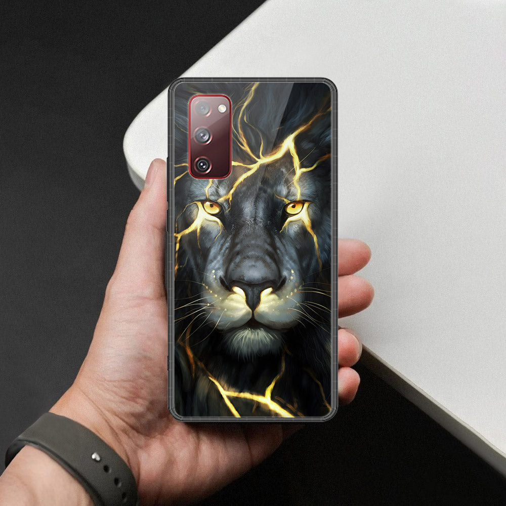 Samsung Galaxy S20 FE Cover - Brave Series - HQ Ultra Shine Premium Infinity Glass Soft Silicon Borders Case