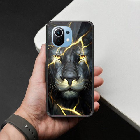 Xiaomi Mi 11 Cover - Brave Series - HQ Ultra Shine Premium Infinity Glass Soft Silicon Borders Case