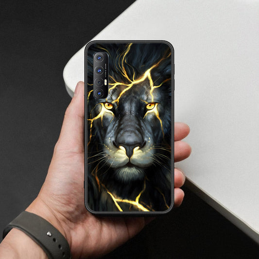 Oppo Reno 3 Pro Cover - Brave Series - HQ Ultra Shine Premium Infinity Glass Soft Silicon Borders Case