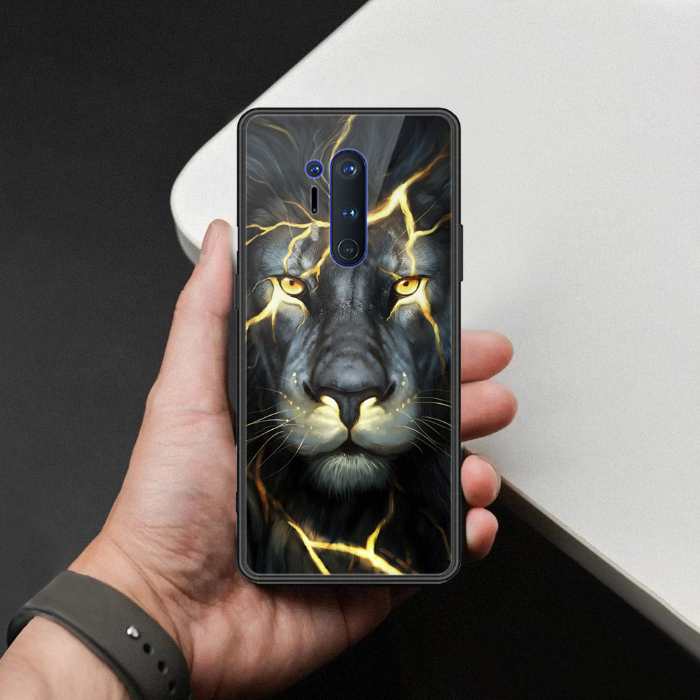 OnePlus 8 Pro Cover - Brave Series - HQ Ultra Shine Premium Infinity Glass Soft Silicon Borders Case