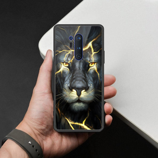 OnePlus 8 Pro Cover - Brave Series - HQ Ultra Shine Premium Infinity Glass Soft Silicon Borders Case