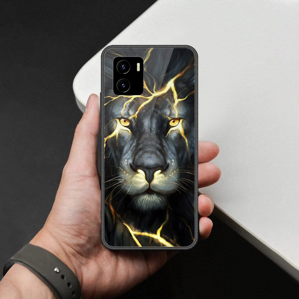 Vivo Y15s Cover - Brave Series - HQ Ultra Shine Premium Infinity Glass Soft Silicon Borders Case