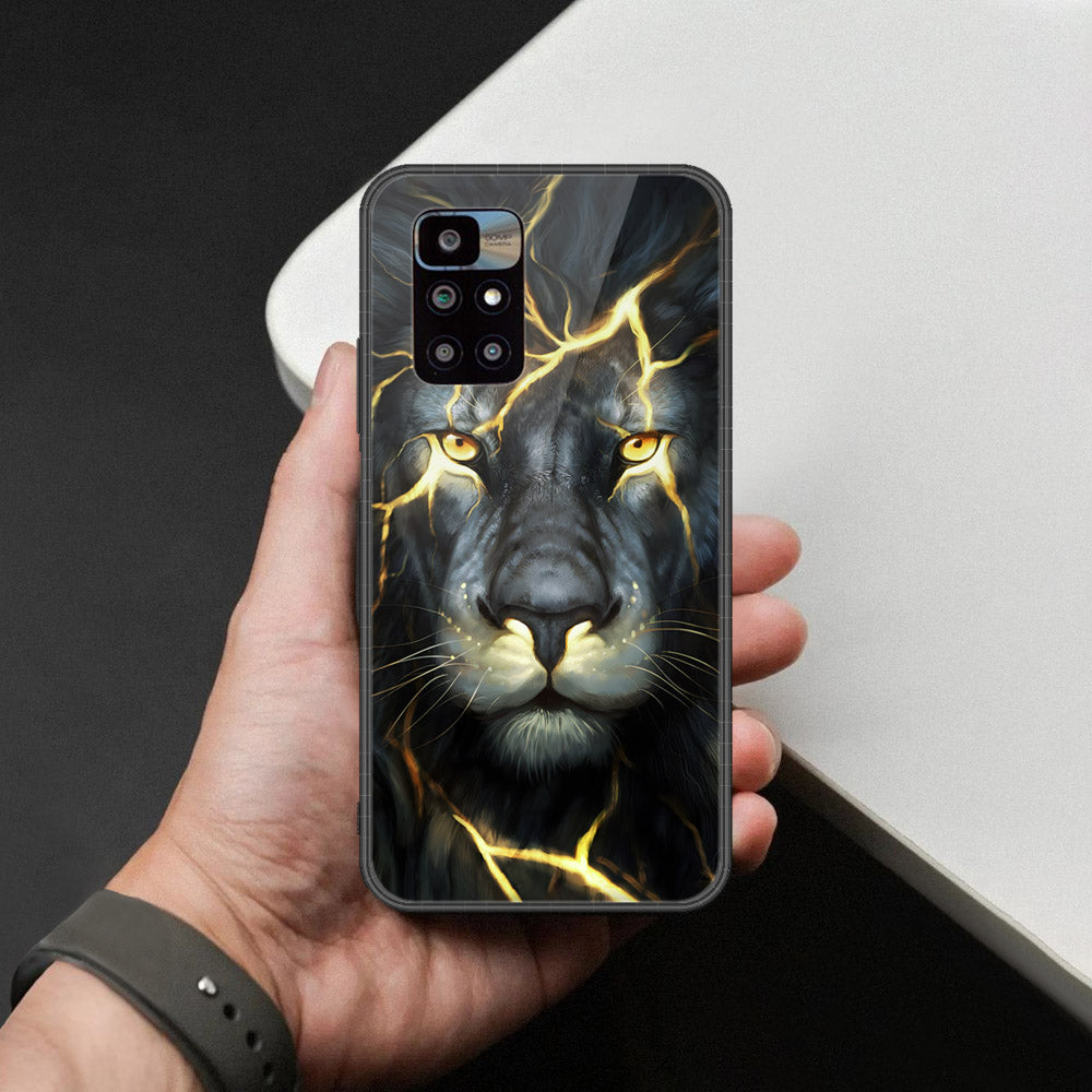 Xiaomi Redmi 10 Cover - Brave Series - HQ Ultra Shine Premium Infinity Glass Soft Silicon Borders Case