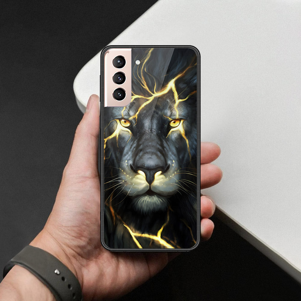 Samsung Galaxy S21 FE 5G Cover - Brave Series - HQ Ultra Shine Premium Infinity Glass Soft Silicon Borders Case