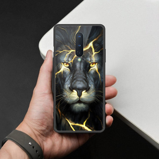 OnePlus 8 Cover - Brave Series - HQ Ultra Shine Premium Infinity Glass Soft Silicon Borders Case