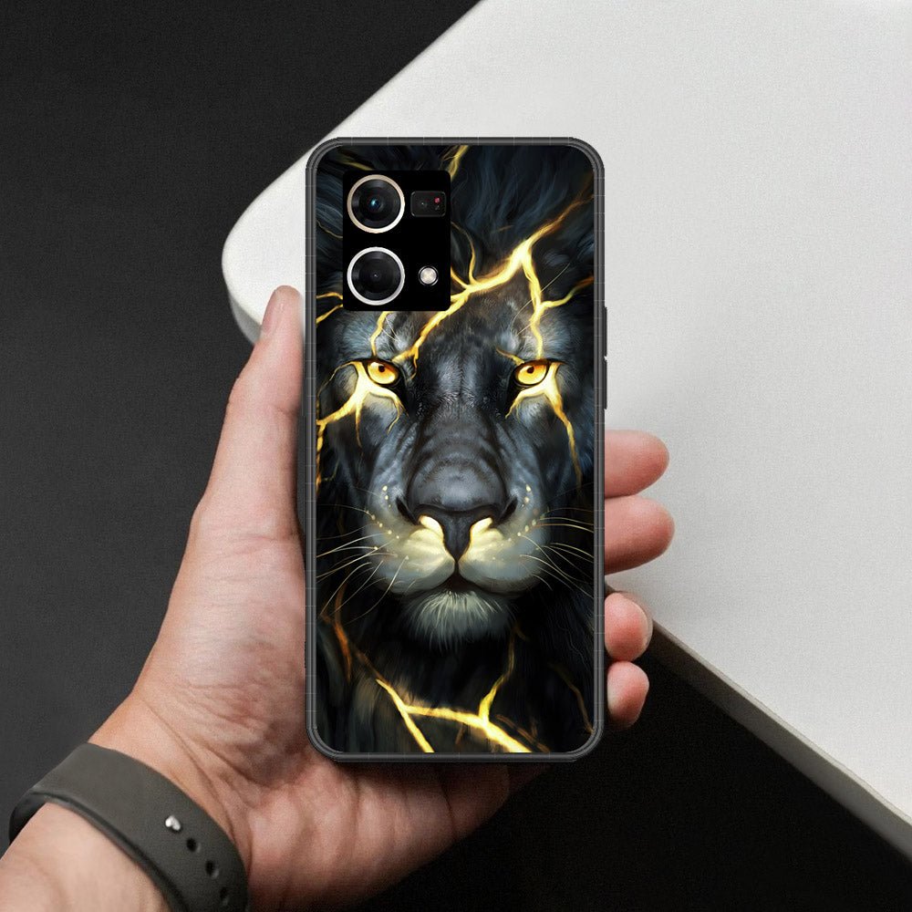 Oppo F21 Pro 4G Cover - Brave Series - HQ Ultra Shine Premium Infinity Glass Soft Silicon Borders Case