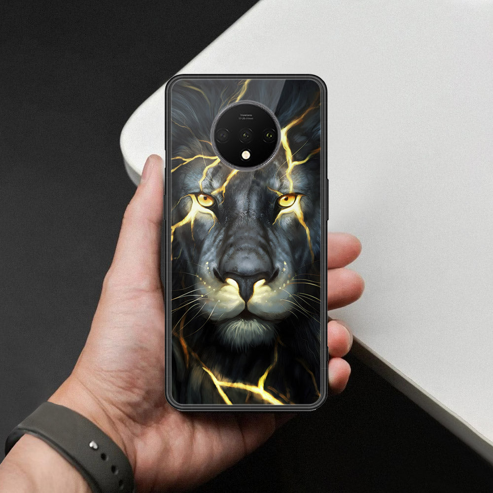 OnePlus 7T Cover - Brave Series - HQ Ultra Shine Premium Infinity Glass Soft Silicon Borders Case