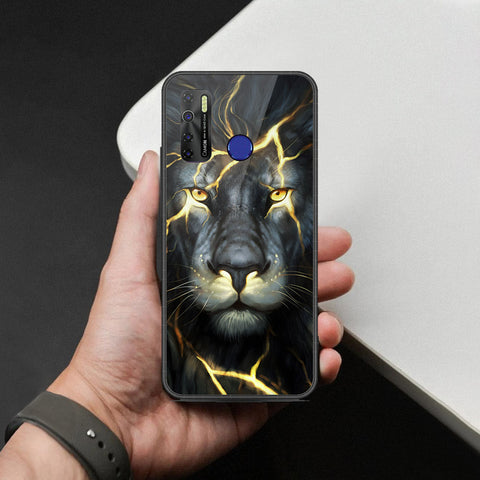Tecno Camon 15 Cover - Brave Series - HQ Ultra Shine Premium Infinity Glass Soft Silicon Borders Case
